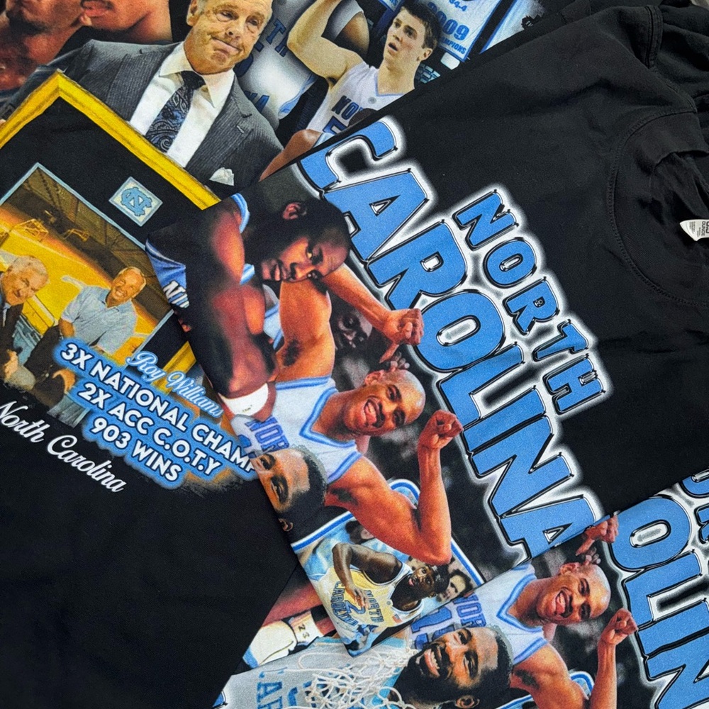 North Carolina Tarheels UNC Vintage Style T Shirt